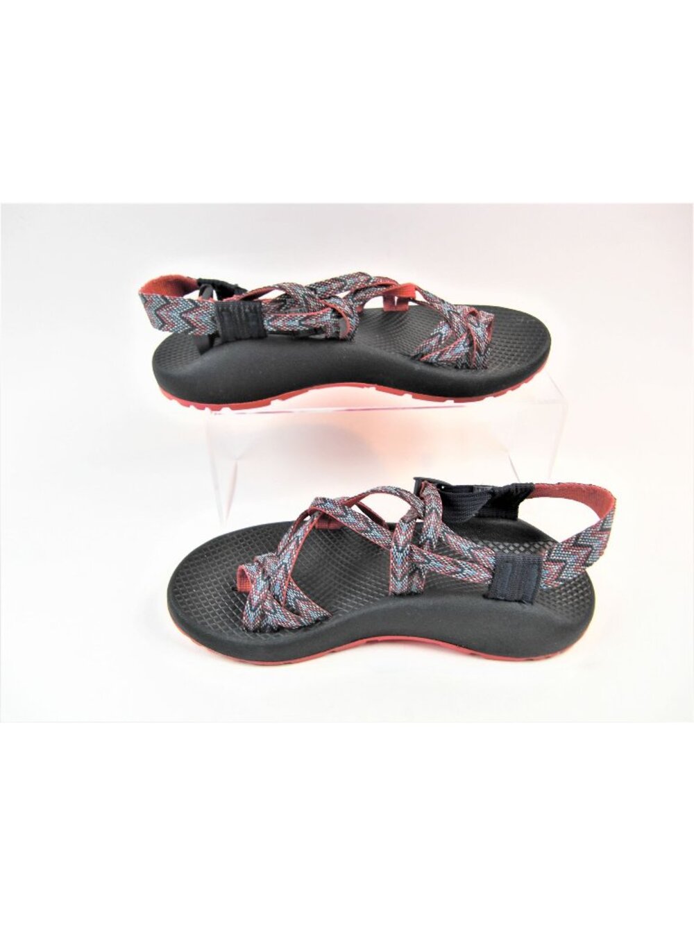 Chaco Sandals Women's size 6 Strappy Slingback Orange Fabric Open Toe Casual Com